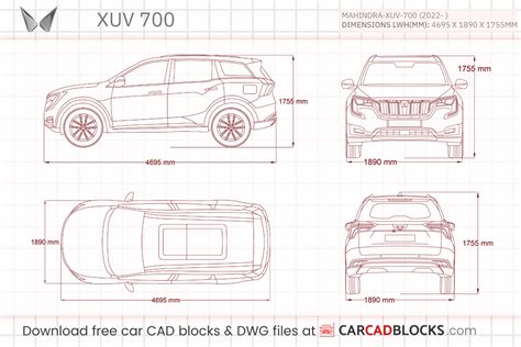 xuv700 dimensions in feet|Mahindra XUV700 .